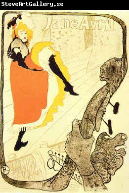  Henri  Toulouse-Lautrec Jane Avril -1893